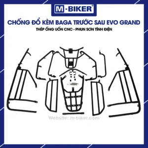 Khung bảo vệ và baga trước sau Evo Grand