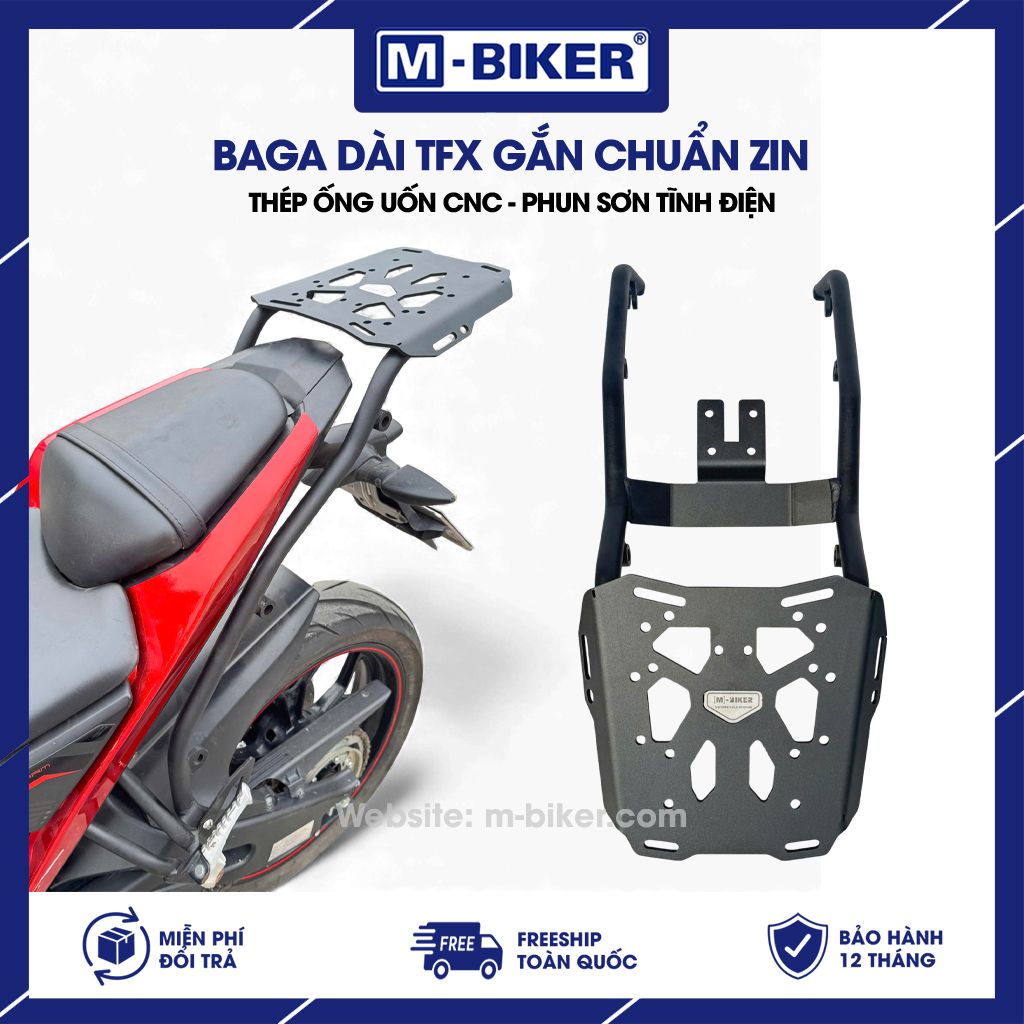 baga-sau-tfx-mbiker-00 Baga sau TFX 150 chất liệu thép phun sơn tĩnh điện