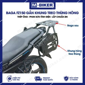 Baga FZ150 gắn khung thùng hông