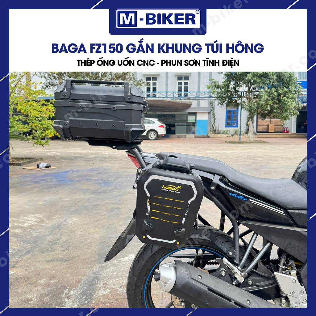 baga-gan-khung-tui-fz150-09 Baga FZ150 gắn khung túi hông