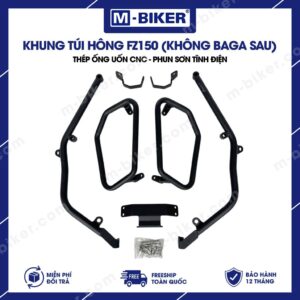 [M-Biker] Khung treo túi FZ150 không cần baga sau