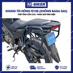 [M-Biker] Khung treo túi vuông FZ150 không cần baga sau
