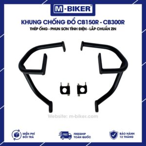 Chống đổ CB300R mẫu 1 thép ống phun sơn tĩnh điện