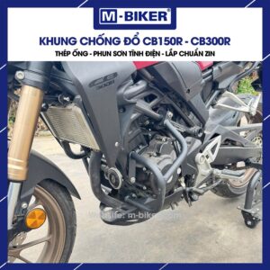 Chống đổ CB300R mẫu 1 thép ống phun sơn tĩnh điện