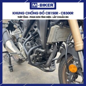 Chống đổ CB300R mẫu 1 thép ống phun sơn tĩnh điện
