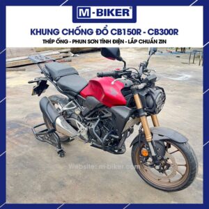 Chống đổ CB300R mẫu 1 thép ống phun sơn tĩnh điện