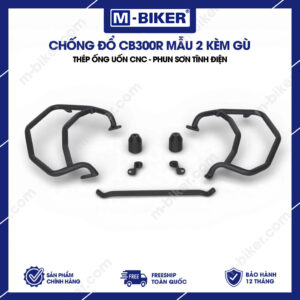 Chống đổ CB300R kèm gù mẫu 2 phun sơn tĩnh điện