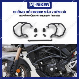 Chống đổ CB300R kèm gù mẫu 2 phun sơn tĩnh điện