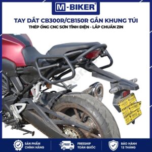 Tay dắt CB300R kèm khung túi hông mẫu 1