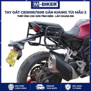 Tay Dắt CB300R Kèm Khung Túi Hông Mẫu 2 M-Biker