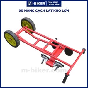 Xe nâng gạch lát khổ lớn M-BIKER dùng 4 chân hút di chuyển