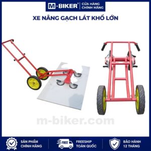 Xe nâng gạch lát khổ lớn M-BIKER dùng 4 chân hút di chuyển